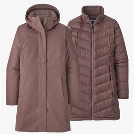 Jacket Patagonia Women Tres 3 in 1 Parka Dusky Brown Outdoorsupply